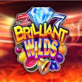 Brilliant Wilds slot logo by iSoftBet at Rizz Casino
