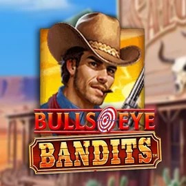 Slots logo of Bulls Eye Bandits from Origins at Rizz Casino