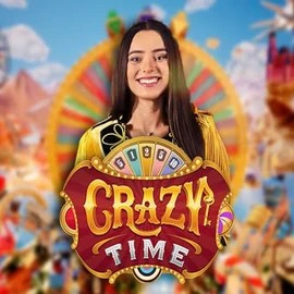 Crazy Time logo by Evolution Rizz Casino
