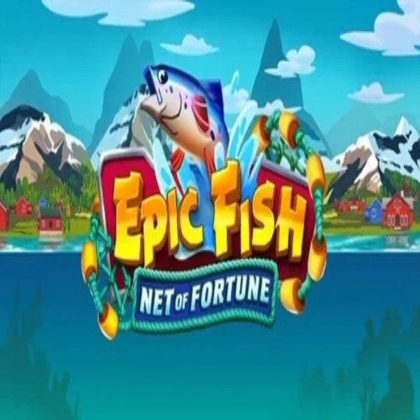 Epic Fish Net of Fortune slot logo by Quickspin at Rizz Casino