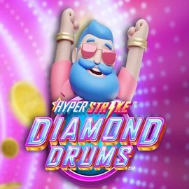 Hyper Strike Diamond Drums logo – Slots by Gameburger Studios at Rizz Casino