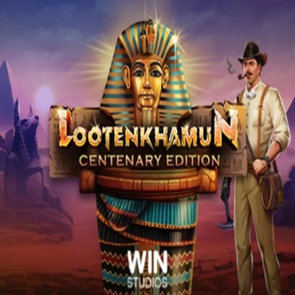 Loot'en Khamun the Dead Sea Scrolls logo by Win Studios Rizz Casino