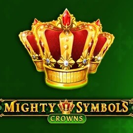 Official Slots logo: Mighty Symbols Crowns by Wazdan at Rizz Casino